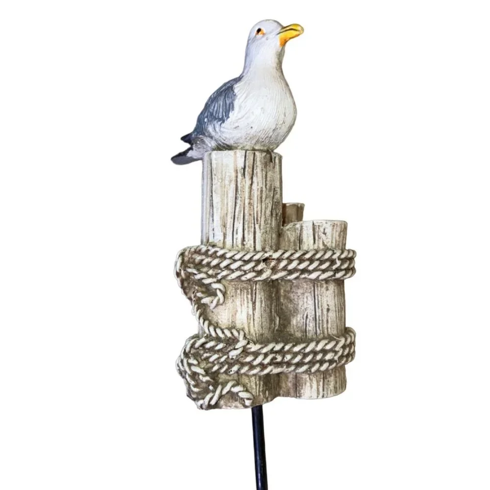 Mermaid and Seagull Miniature Figurine Cake Toppers Plant Accessories